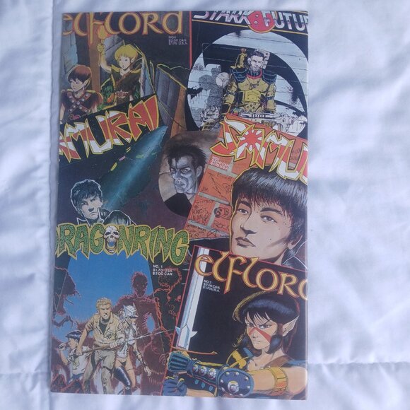 SAMURAI No. 9 vol.1 September 1986 Aircel Comics VF+Barry Blair - Picture 2 of 2